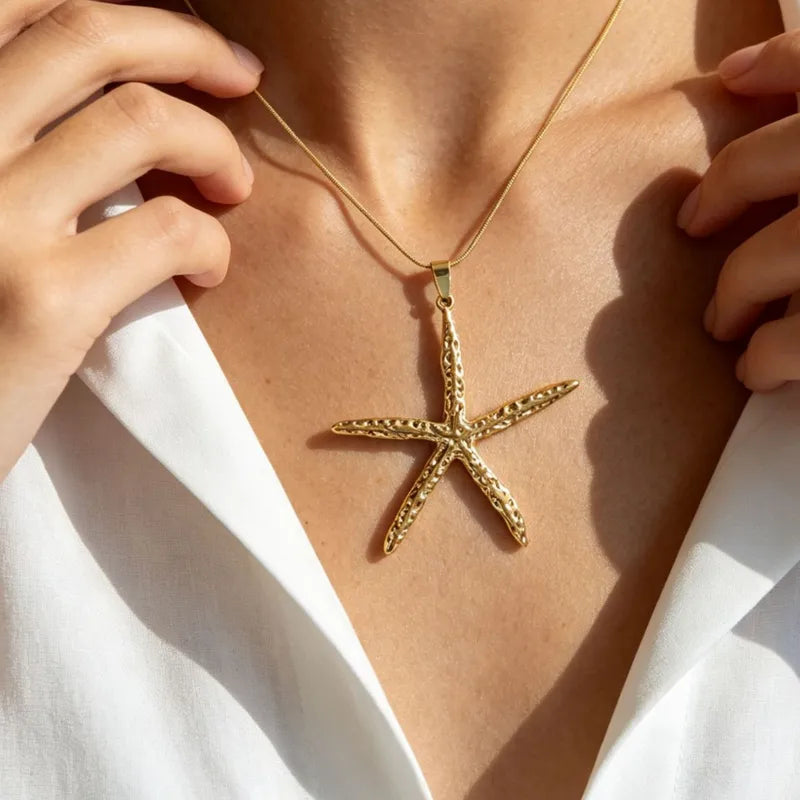 Collar Estrella Mar Acero Inox 0600-25