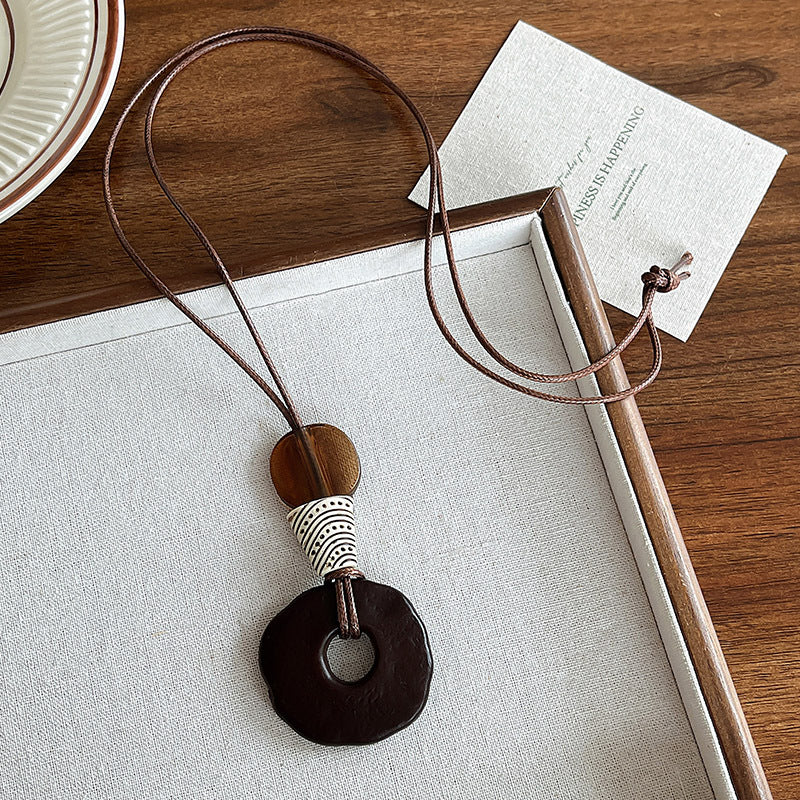 Collar Tejido Madera 0600-46
