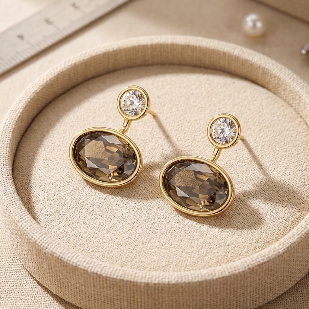 Aretes Cristal .925 0600-87