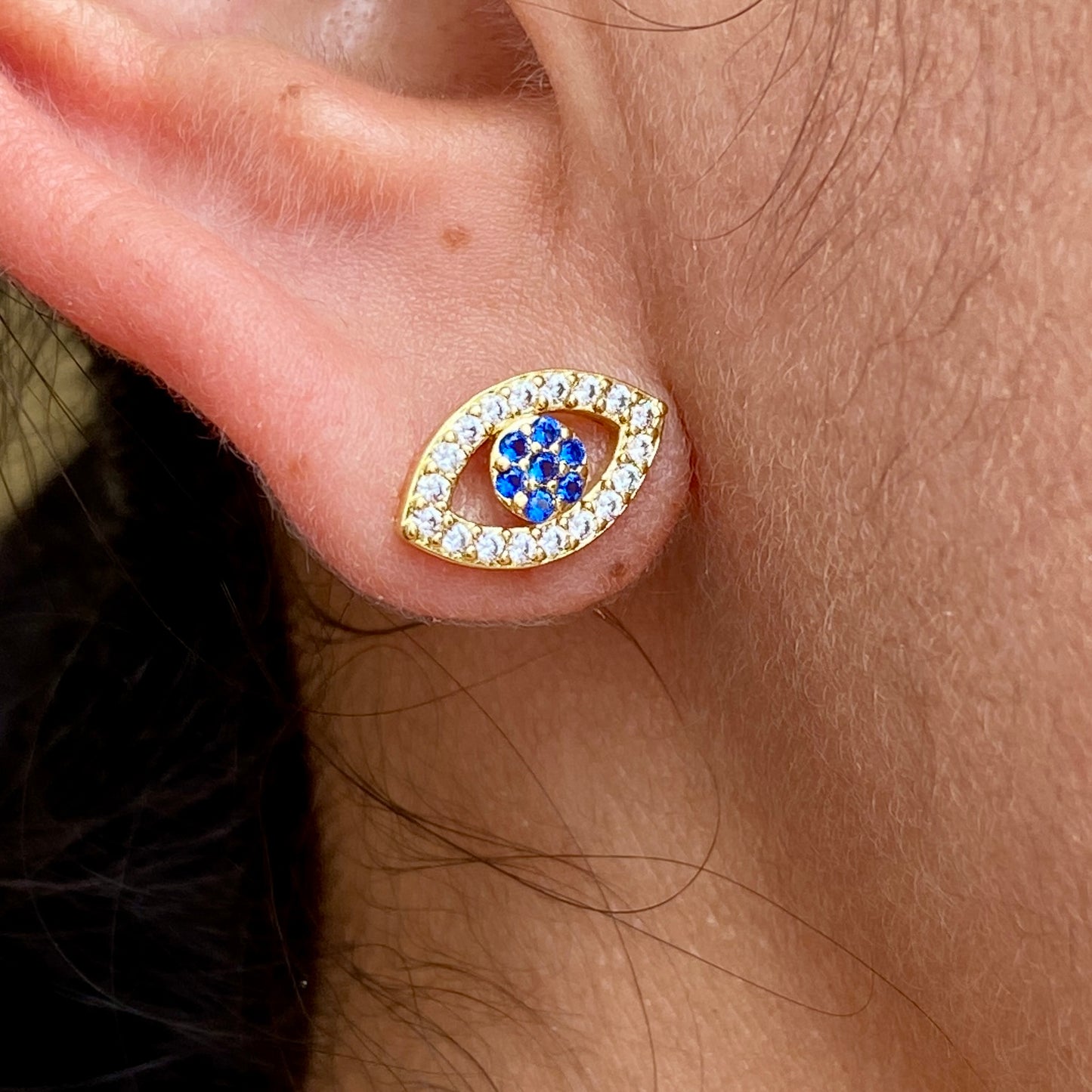 Aretes Chapa de Oro 1066-150