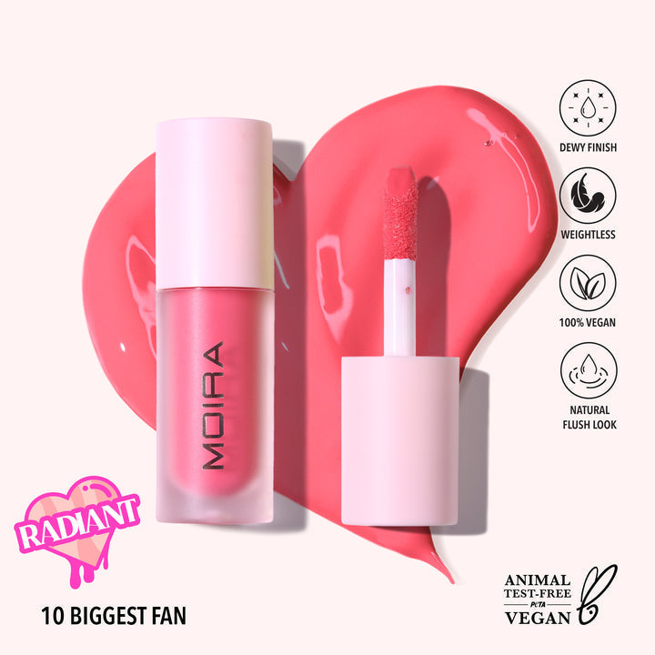 Rubor Líquido Love Steady Moira Beauty