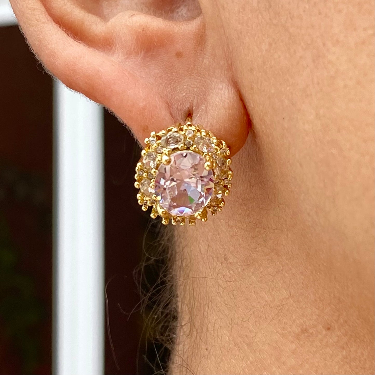 Aretes Chapa de Oro 1249-236