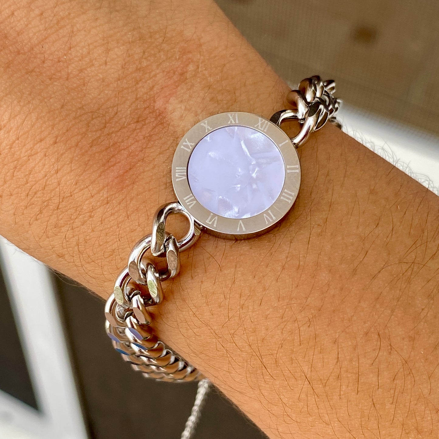 Pulsera Acero Inoxidable Doble Vista 1909-133