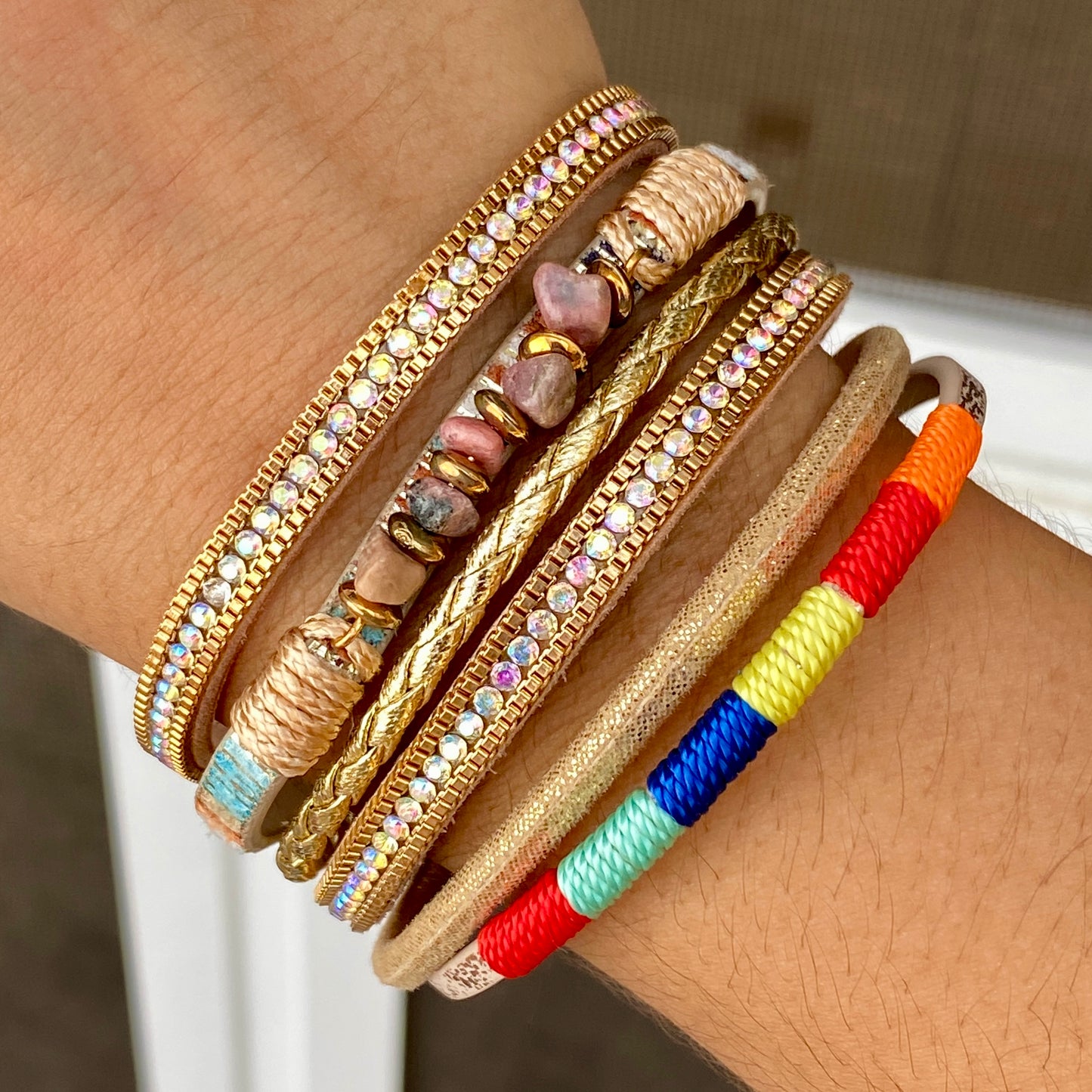 Pulsera Cuero Cierre Magnético 1909-84