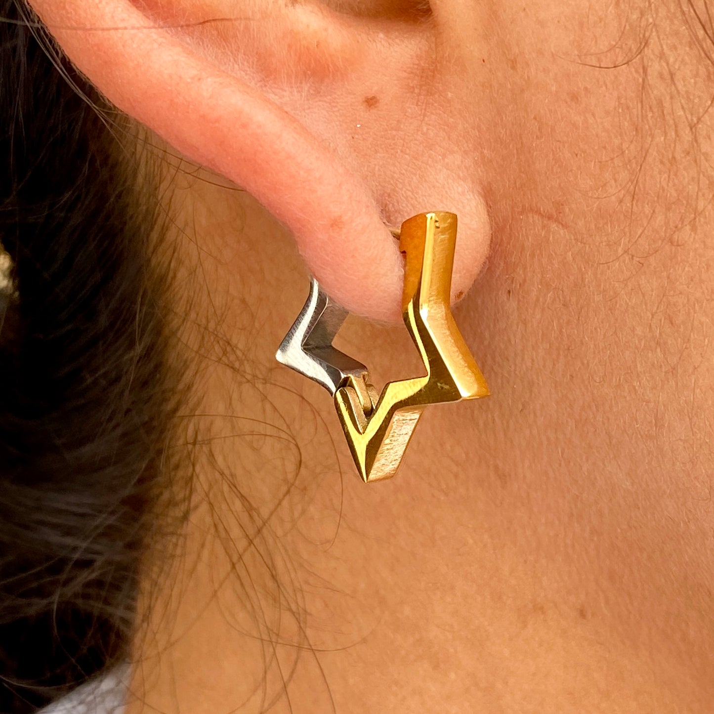 Aretes Acero Inoxidable 2015-134