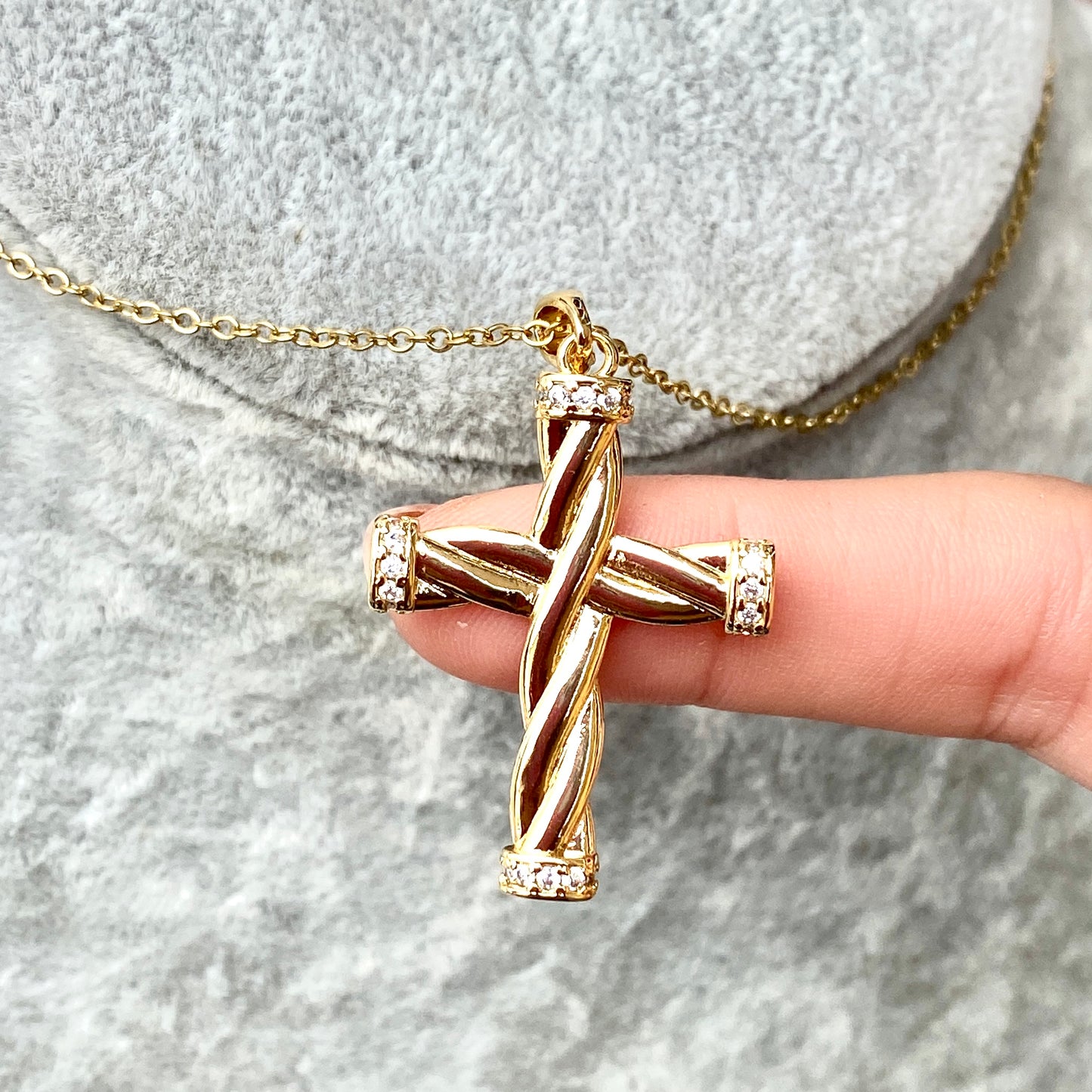 Collar Religioso Acero Inoxidable 2015-66