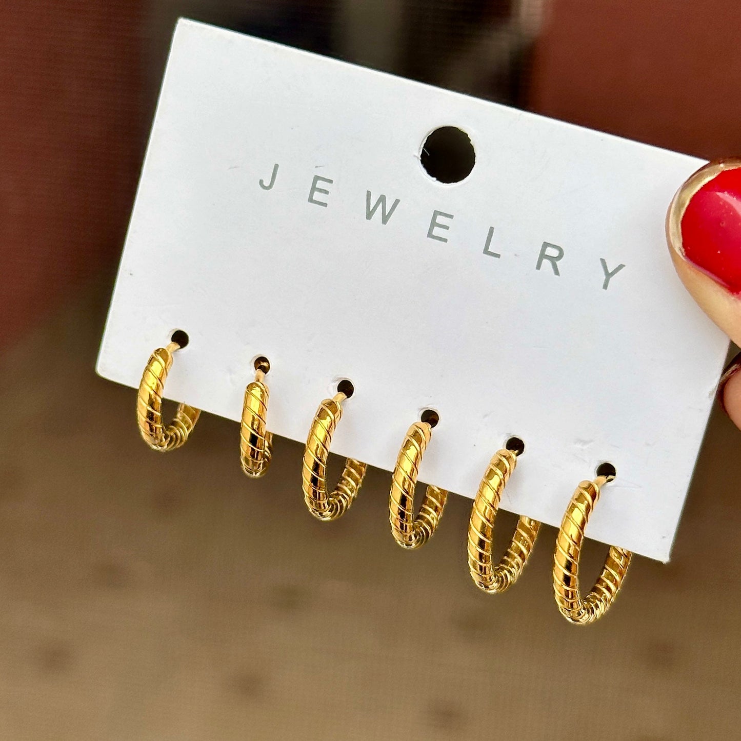 Set Aretes Acero Inoxidable 2911-51