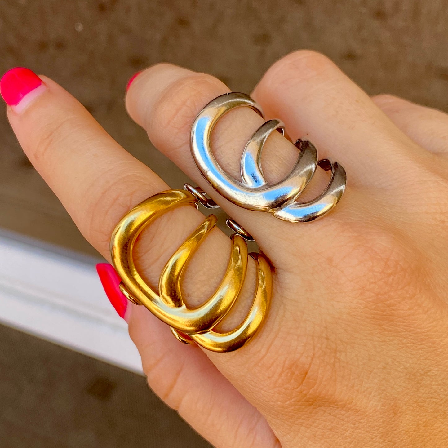 Anillo Acero Inoxidable Ajustable 3050-43