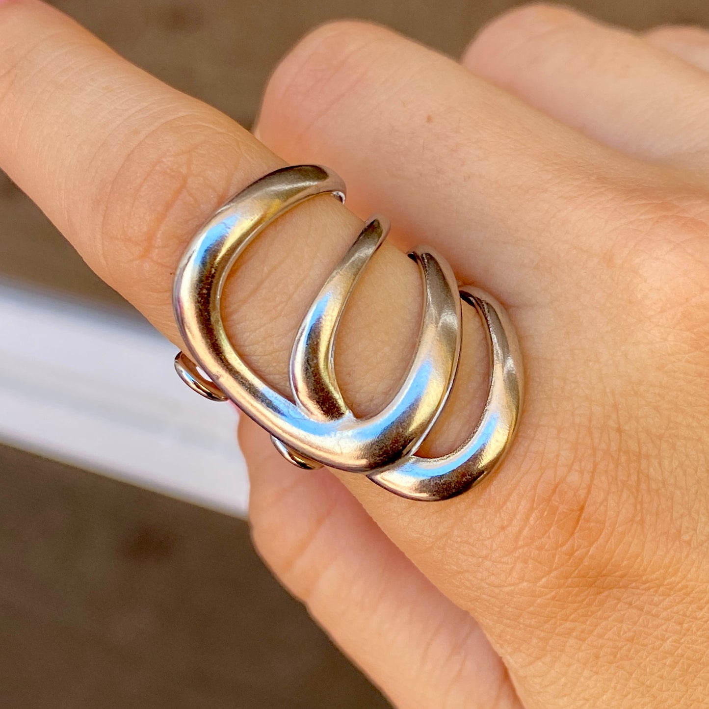 Anillo Acero Inoxidable Ajustable 3050-43