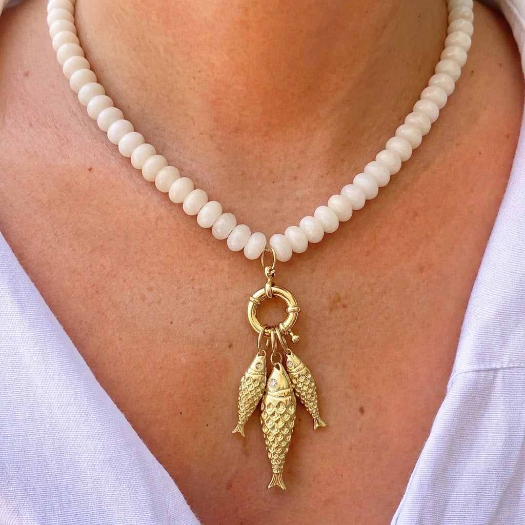 Collar Pez Tres Acero Inox 3072-33