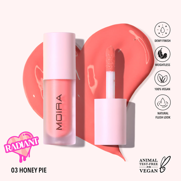 Rubor Líquido Love Steady Moira Beauty