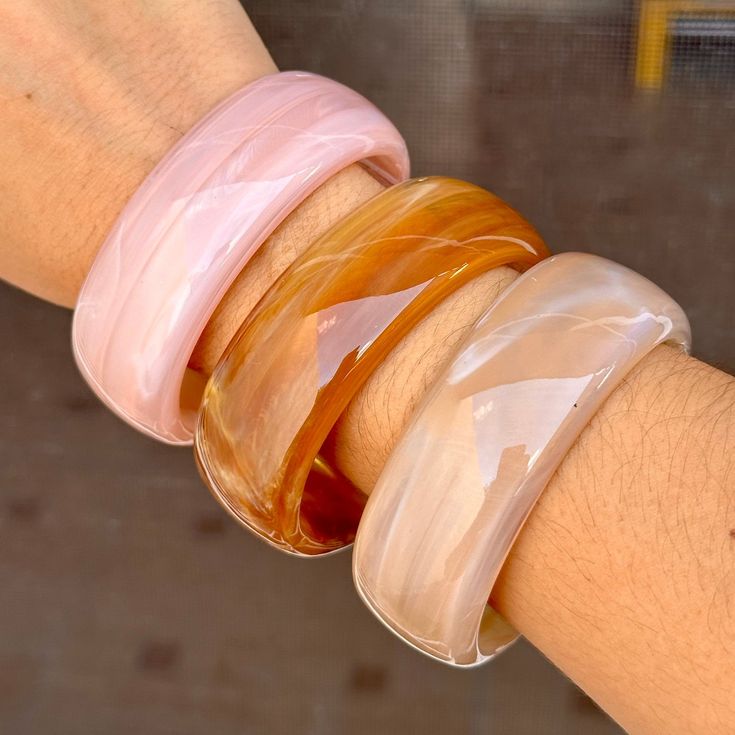 Set Pulseras Acrílico 4103-2