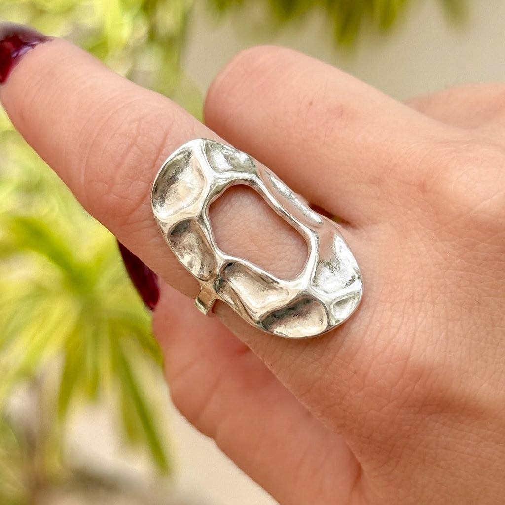 Anillo Abierto Acero Inox 4287-13