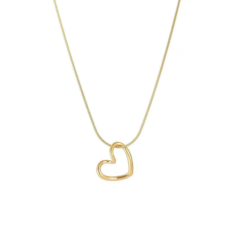 Collar Corazon Acero Inox 4287-1