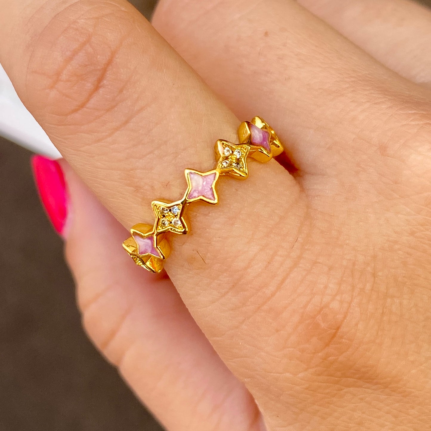 Anillo Chapa De Oro 4911-62