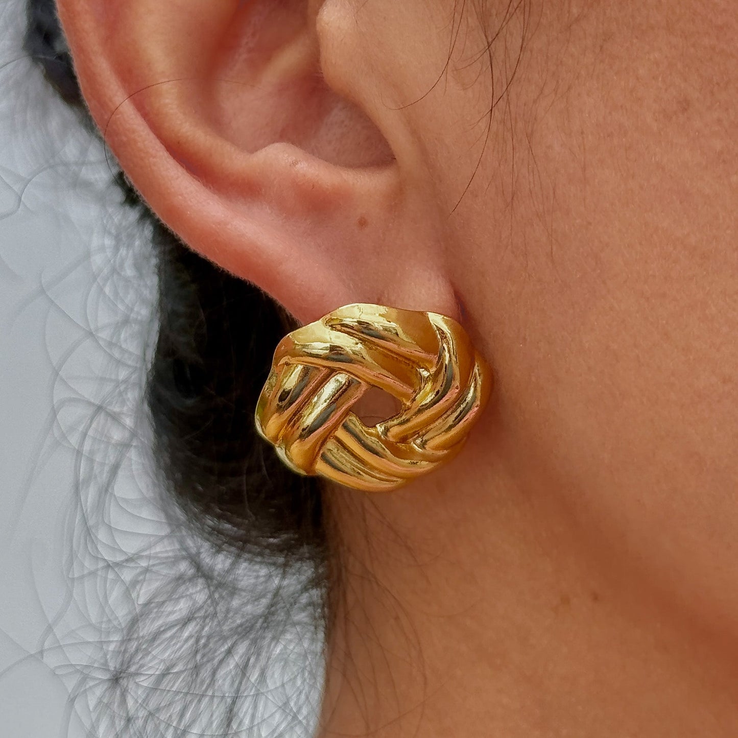 Aretes Aro Redondo Acero Inox 5552-17