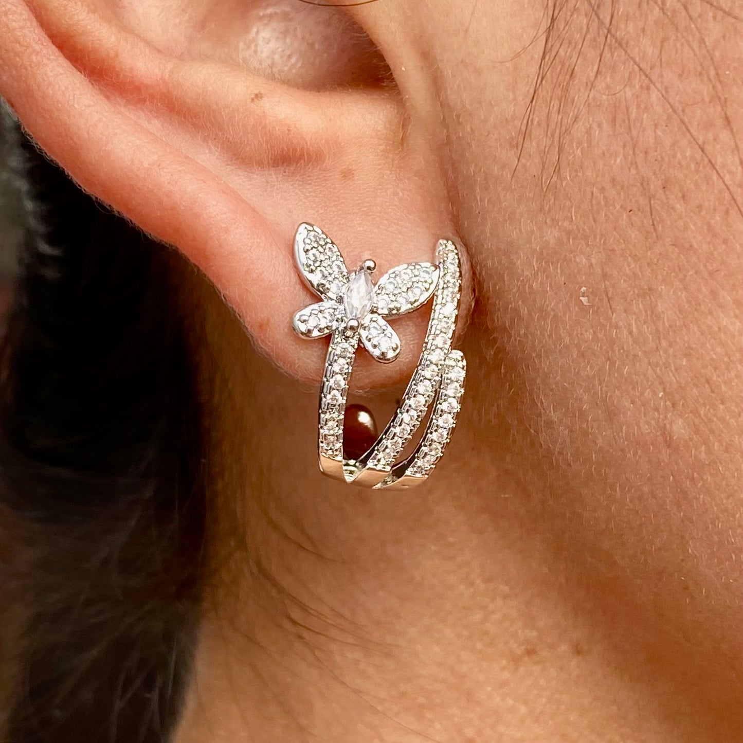Aretes Chapa de Oro 5597-169