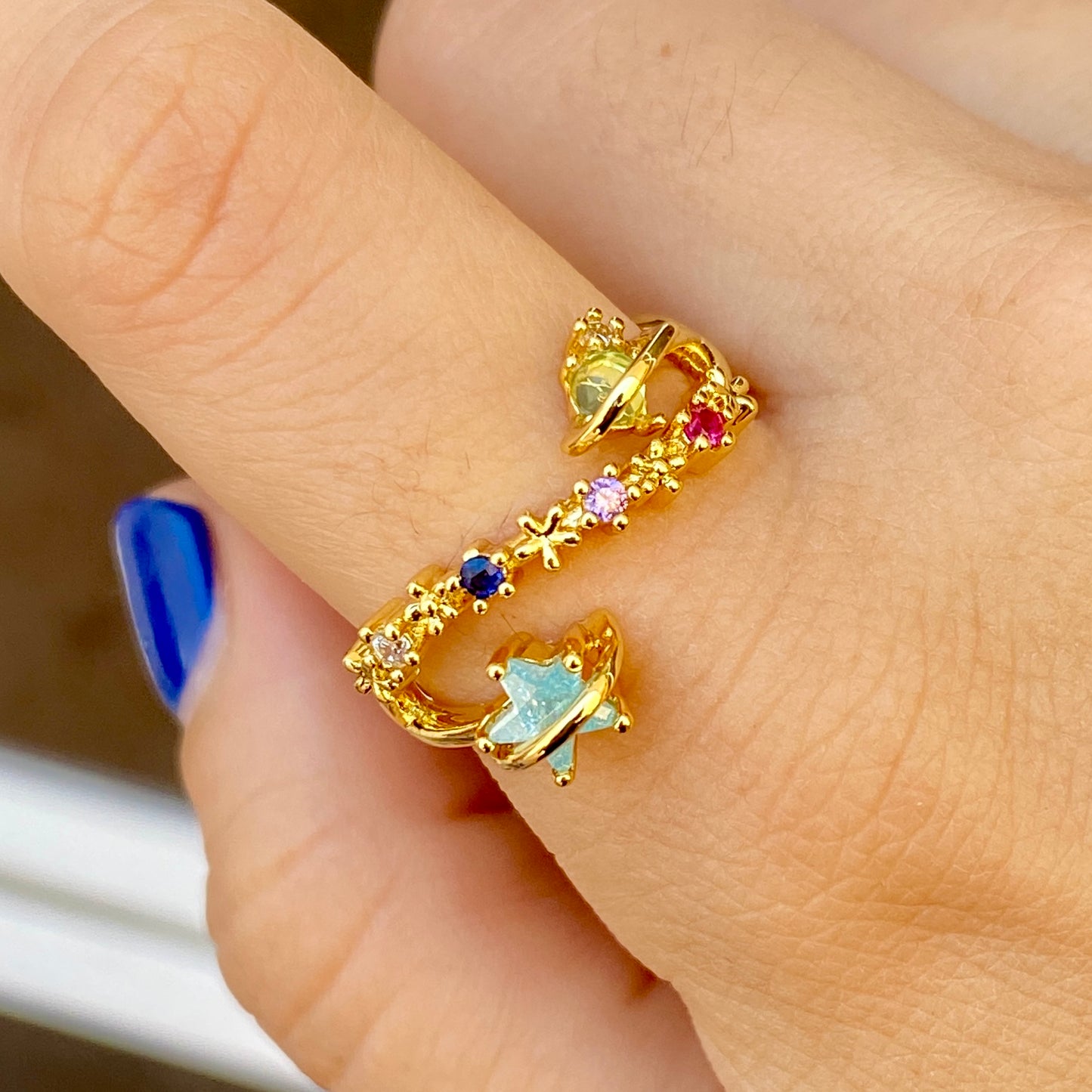 Anillo Chapa de Oro 7417-90