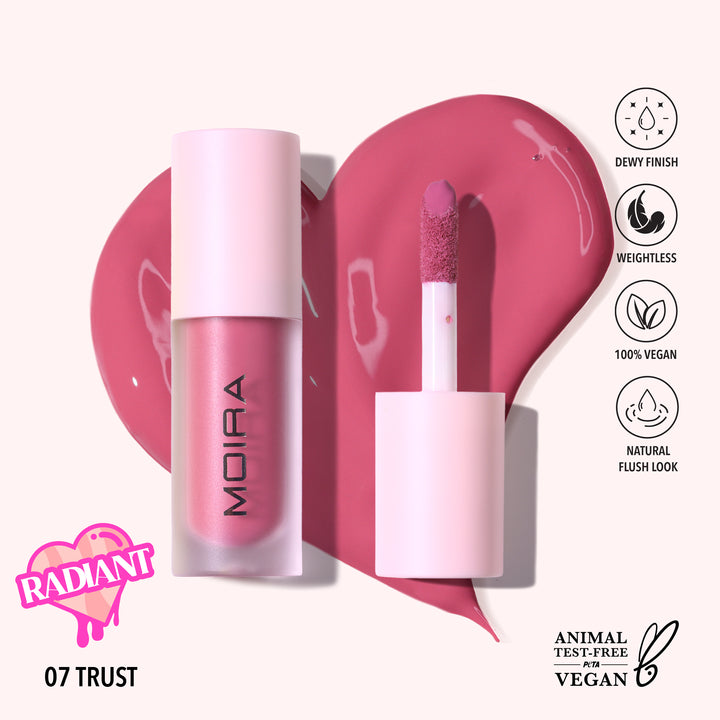 Rubor Líquido Love Steady Moira Beauty