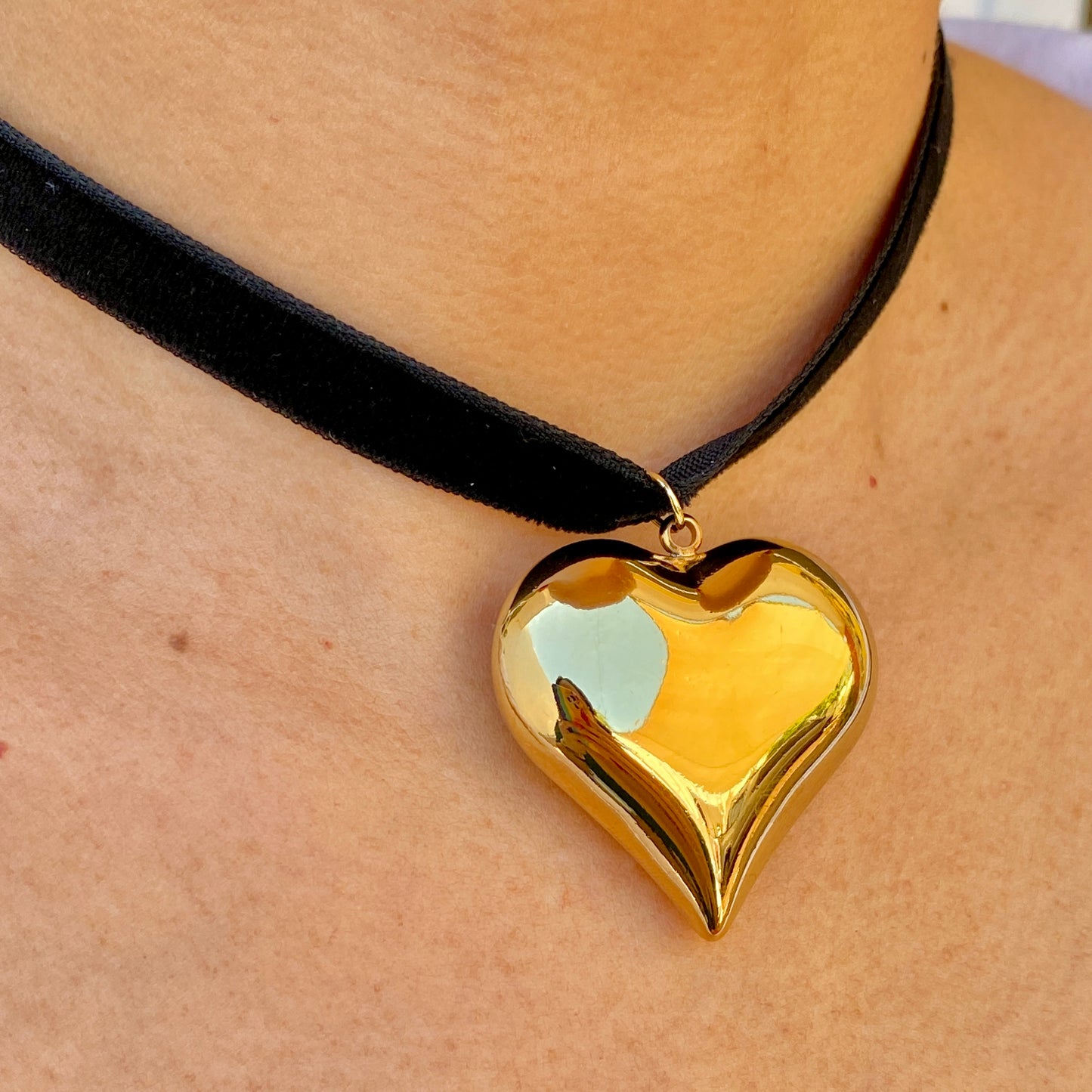 Collar Dije Corazon Acero Inoxidable 8017-9