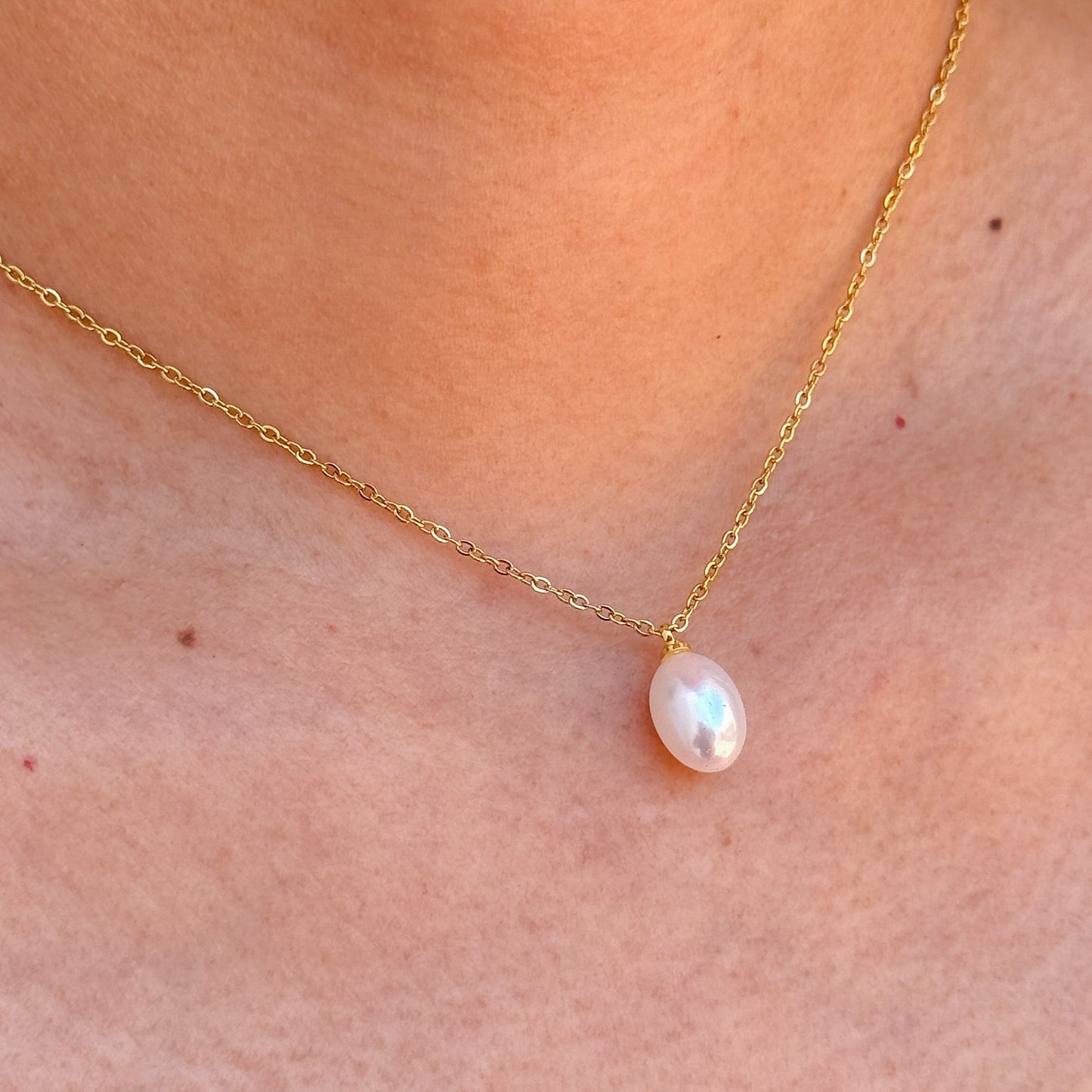 Collar Perla Acero Inox 8096-66