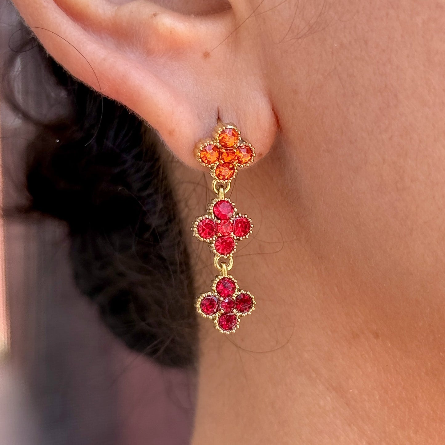 Aretes Premium Lucky Acero Inox 8096-68
