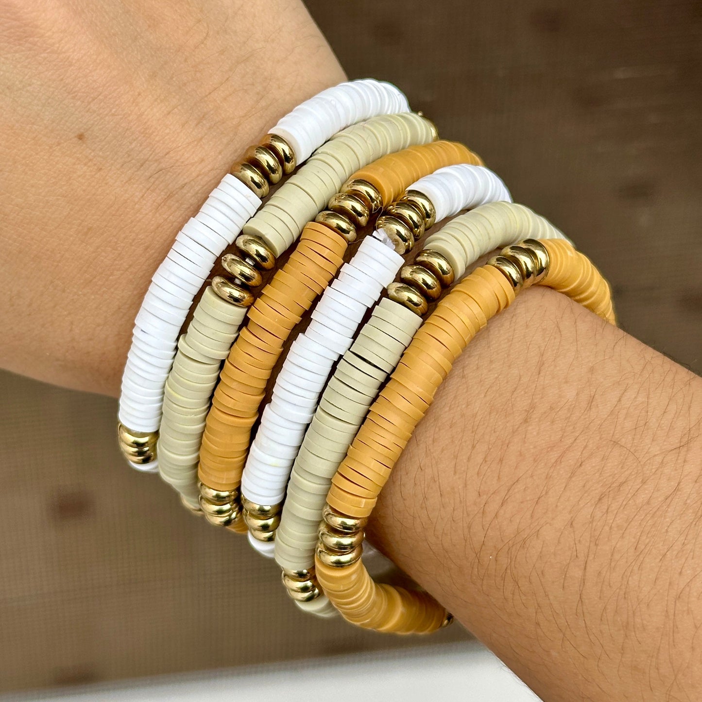 Set Pulseras Arcilla 8117-1