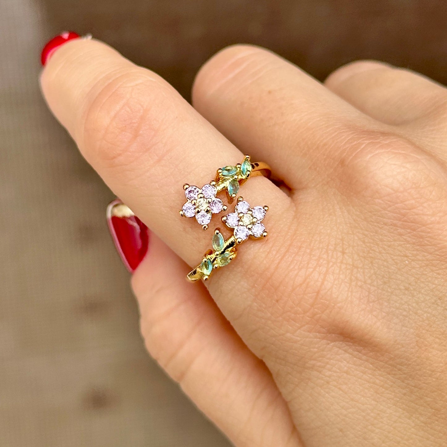 Anillo Chapa de Oro 8117-41