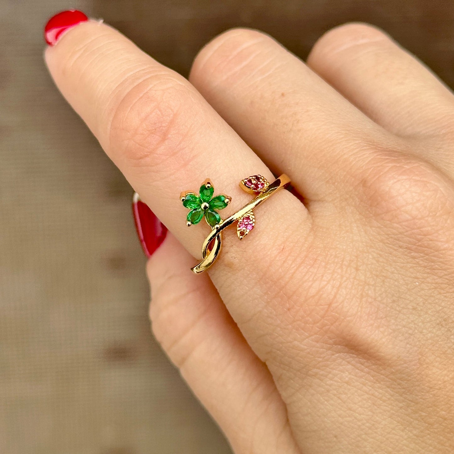 Anillo Chapa de Oro 8117-42