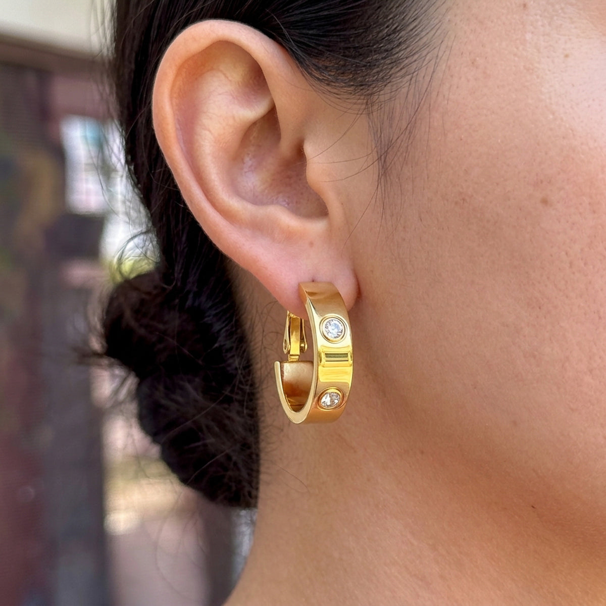 Aretes Argolla Acero Inox 8279-114