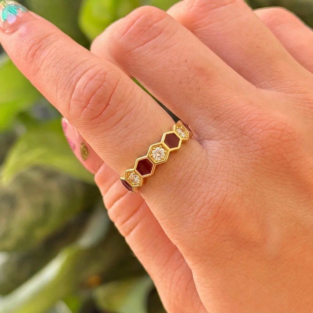 Anillo Chapa 18K 8279-154