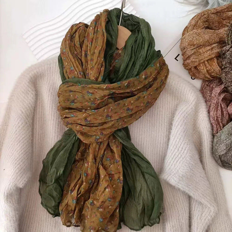 Bufanda Floral Ditsy Natural 8422-38