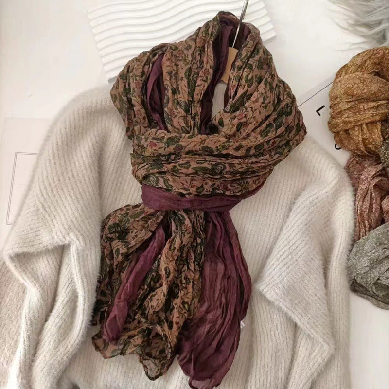 Bufanda Floral Ditsy Azul 8422-41