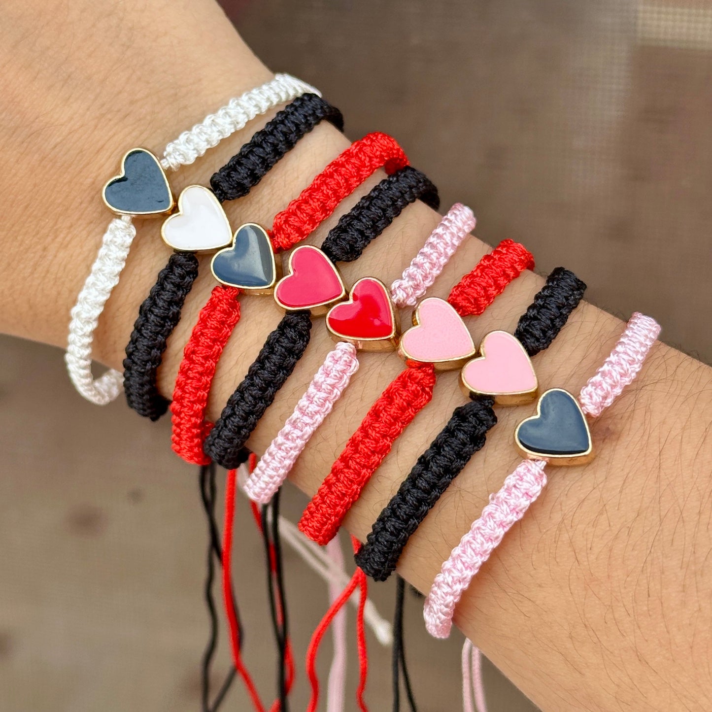 Set Pulseras Corazon 8902-129