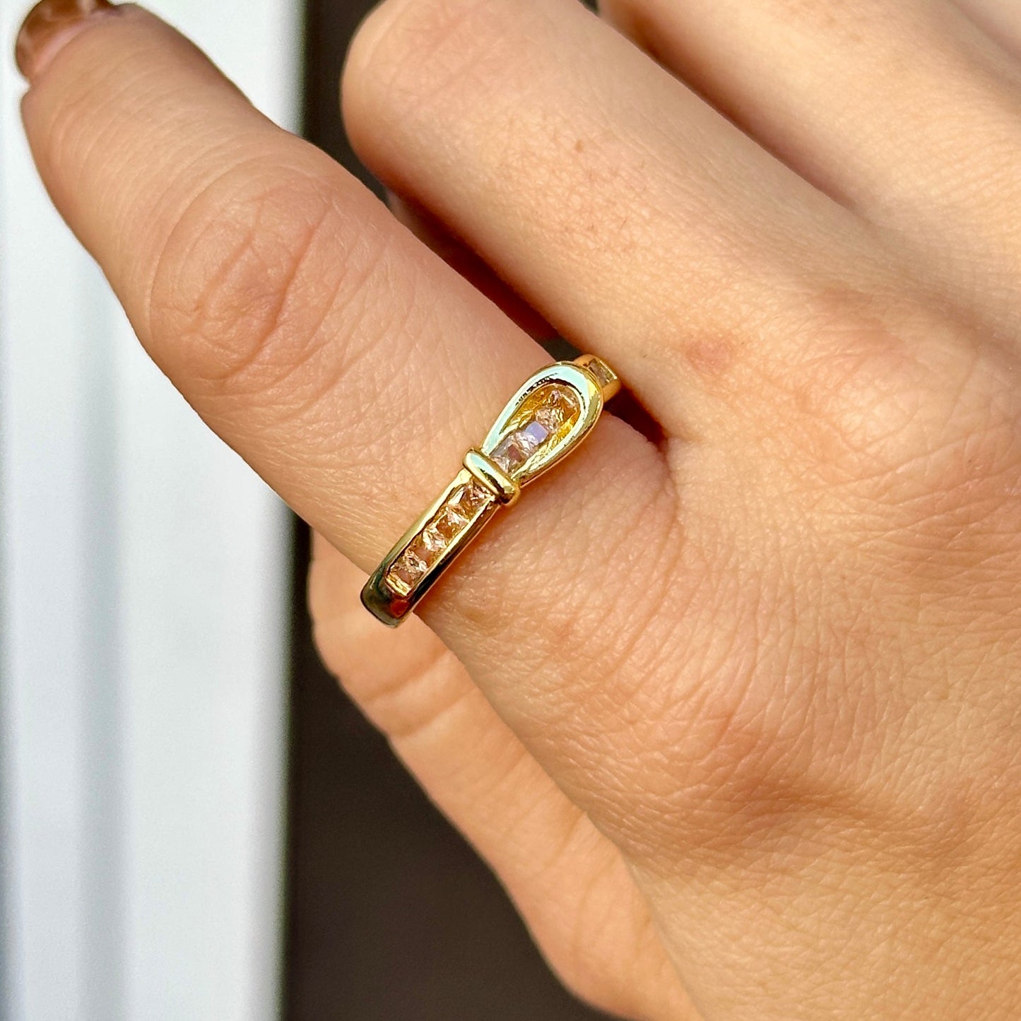 Anillo Ajustable Chapa de Oro 8902-27