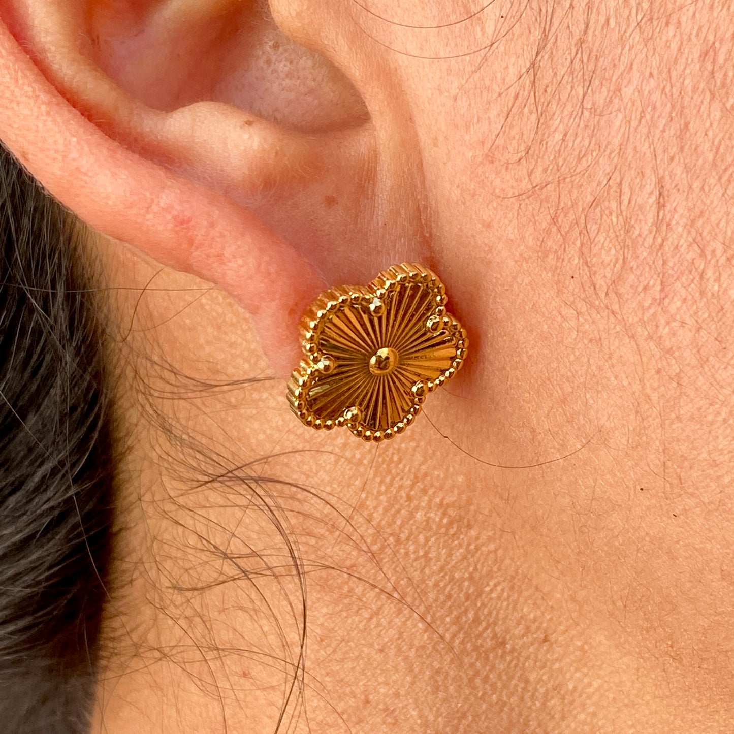 Aretes Dupe VAN CLEEF Acero Inoxidable 9432-20