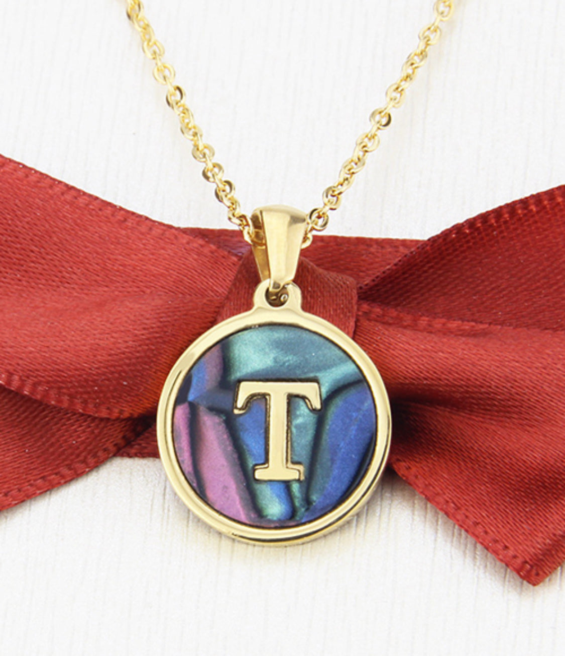 Collar de Inicial Acero Inoxidable 3099-54