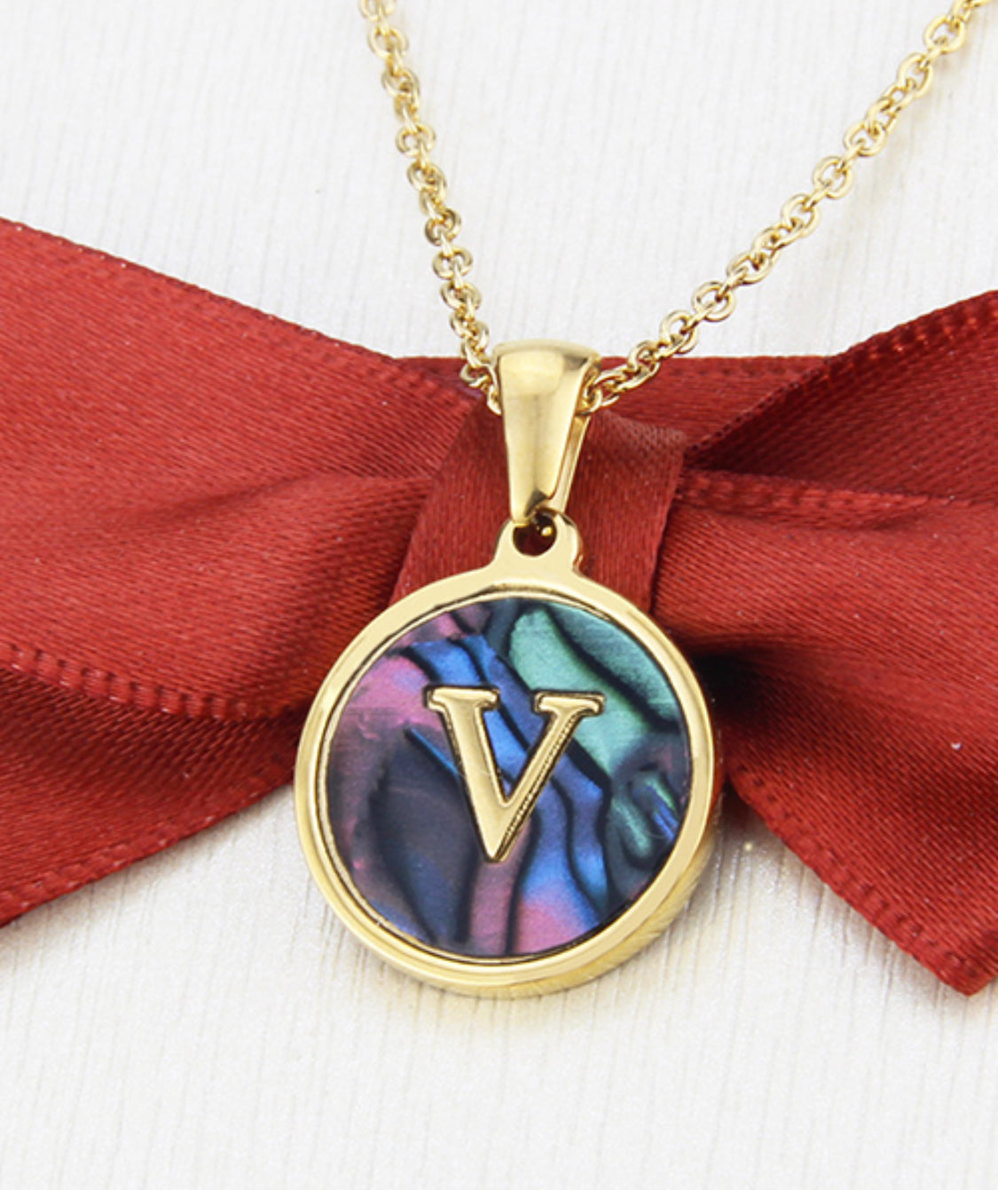 Collar de Inicial Acero Inoxidable 3099-54