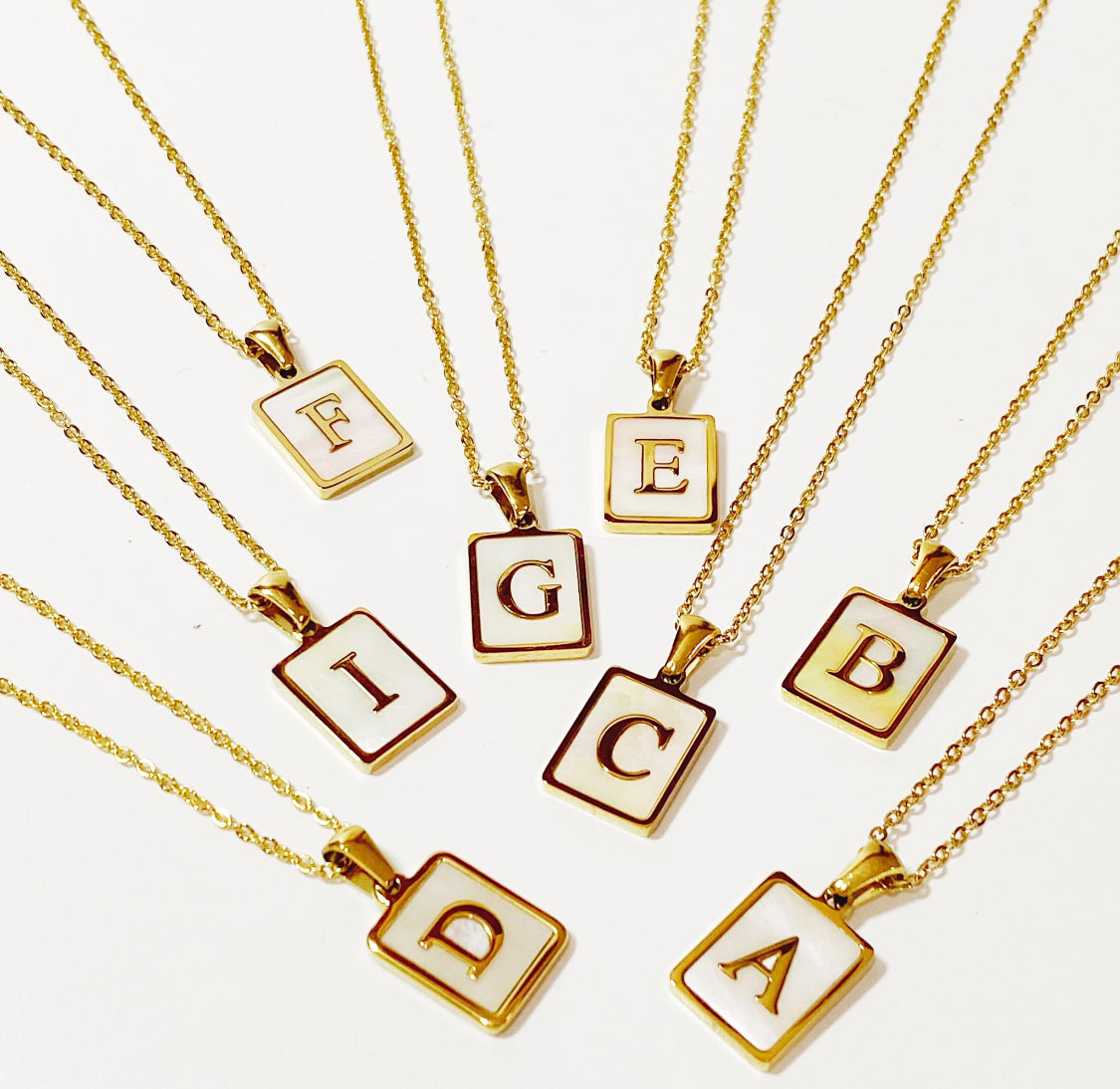 Collar Inicial Acero Inoxidable 9509-85