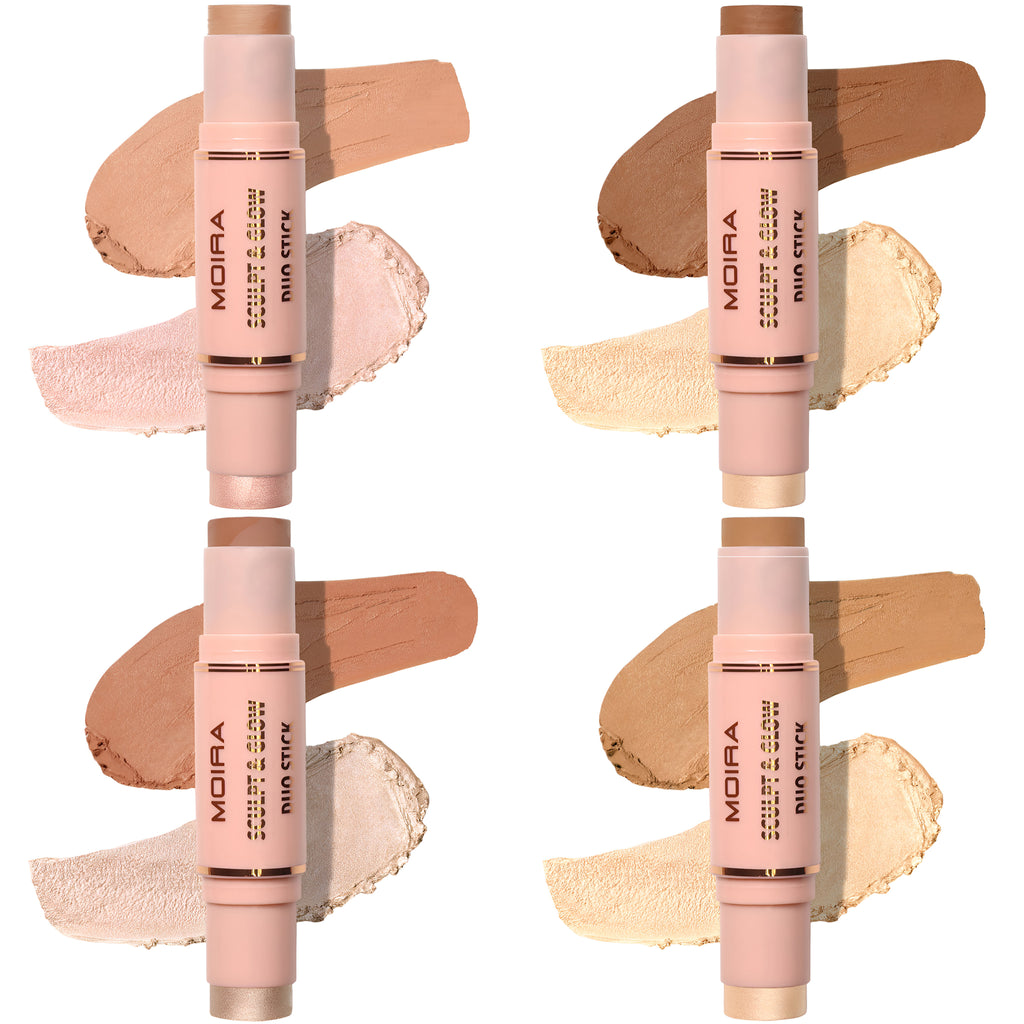 Dúo Stick Sculpt & Glow Moira Beauty