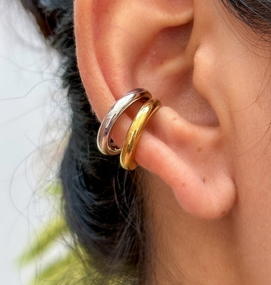 Arete Ear Cuff 1 Pieza Aro Acero Inox 0174-39