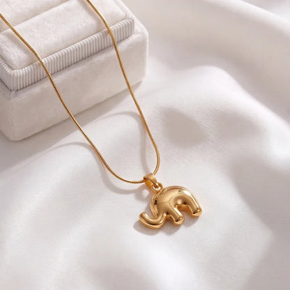 Collar Elefante Acero Inox 18K 0600-17