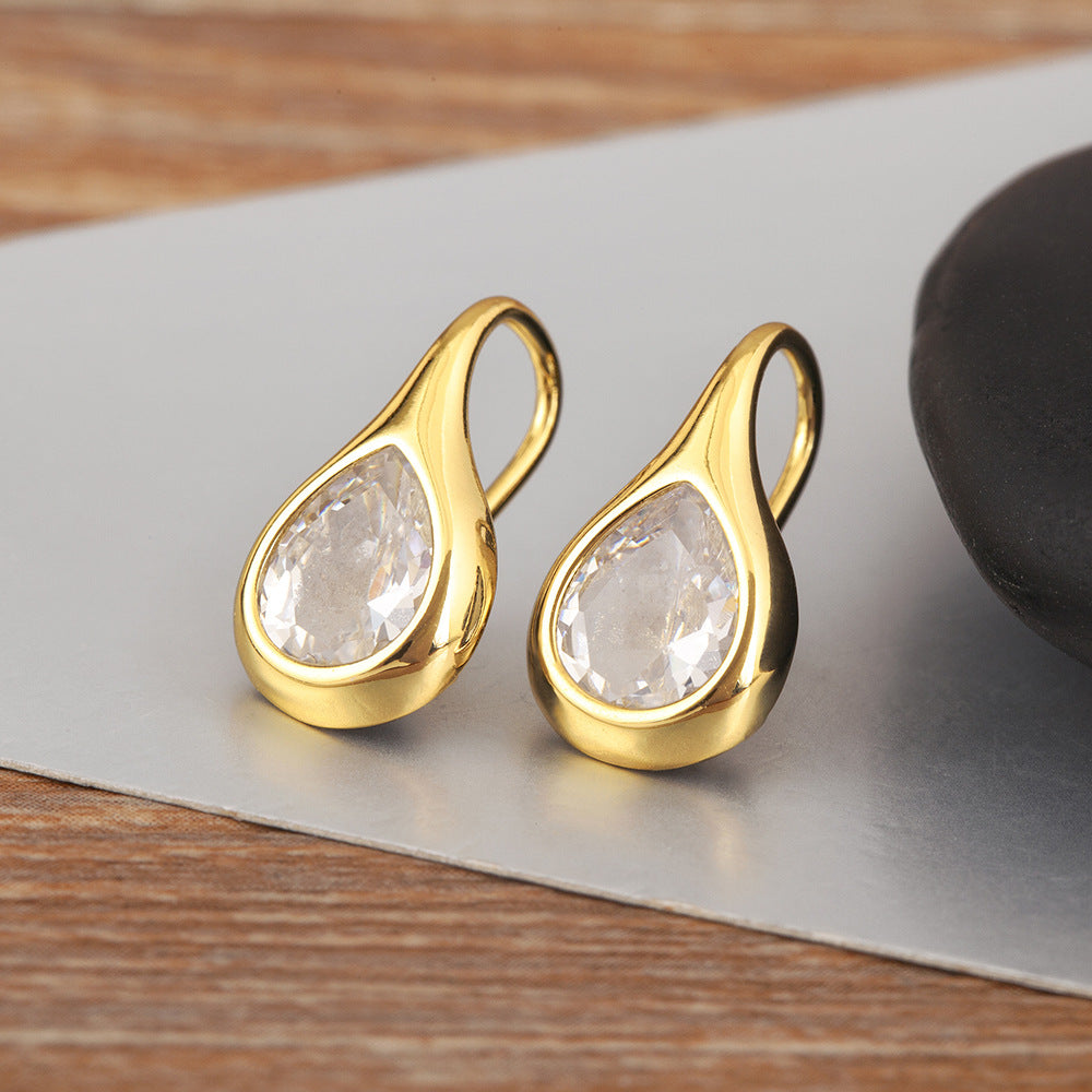 Aretes Chapa de Oro 18K 0600-20