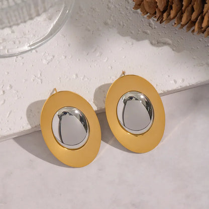 Aretes Ovales Acero Inox 0600-35