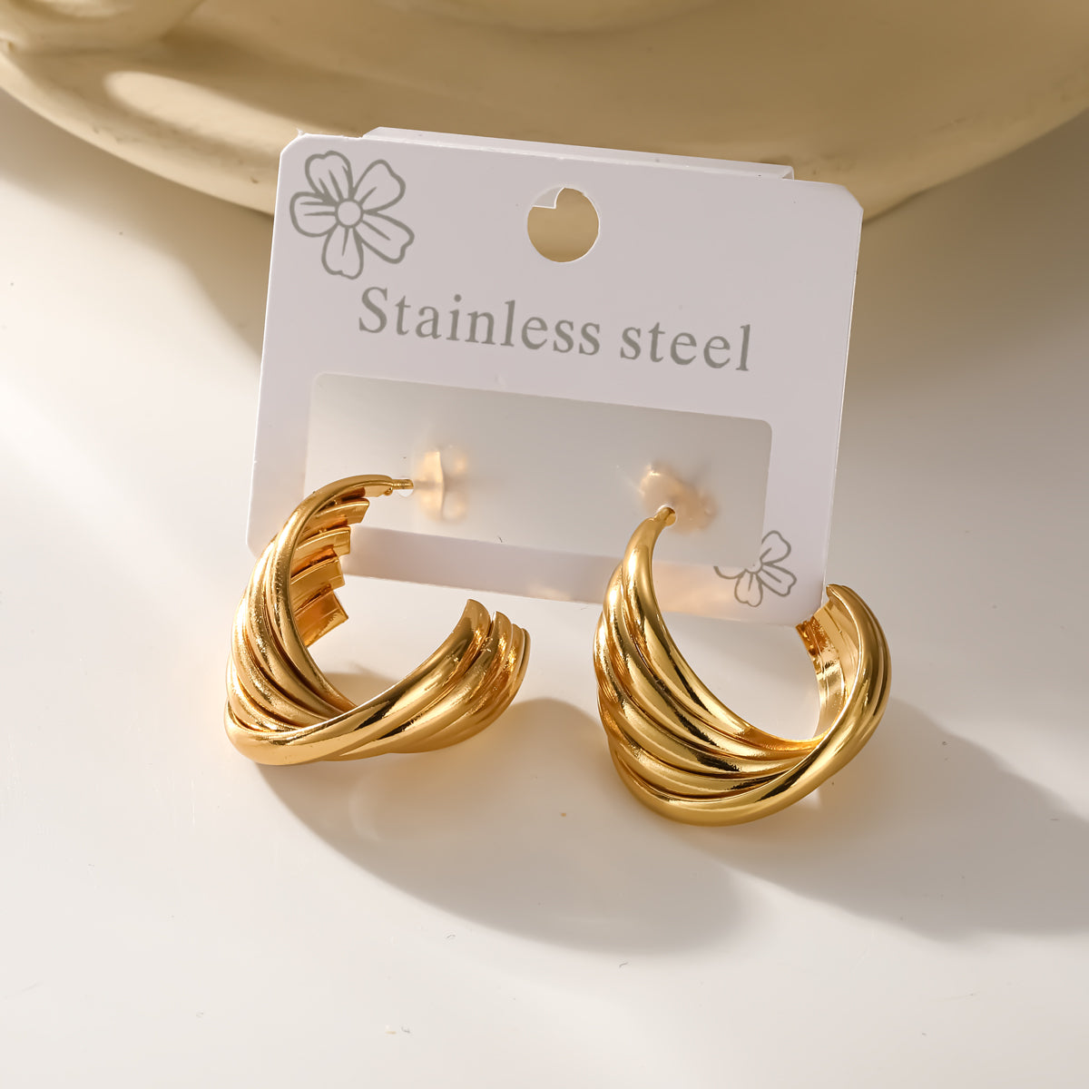 Aretes Acero Inox 0600-3