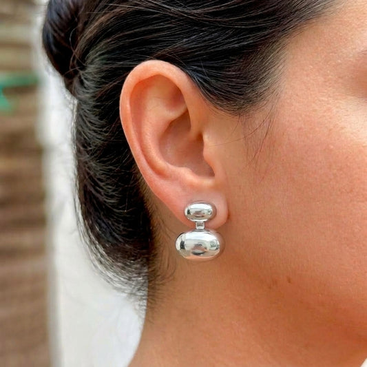 Aretes 2 en 1 Acero Inox 0600-54