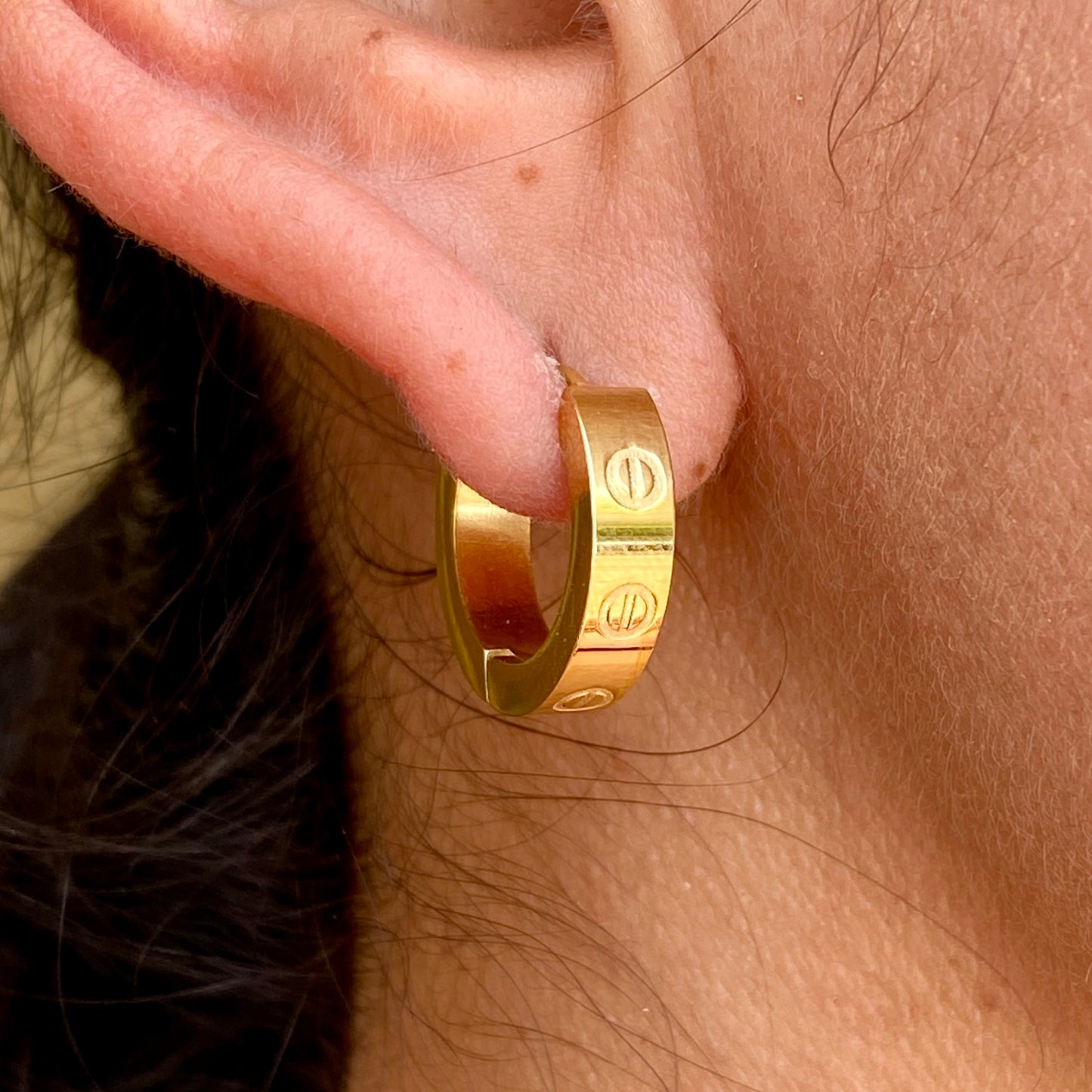 Aretes Dupe CARTIER Acero Inoxidable 1066-72