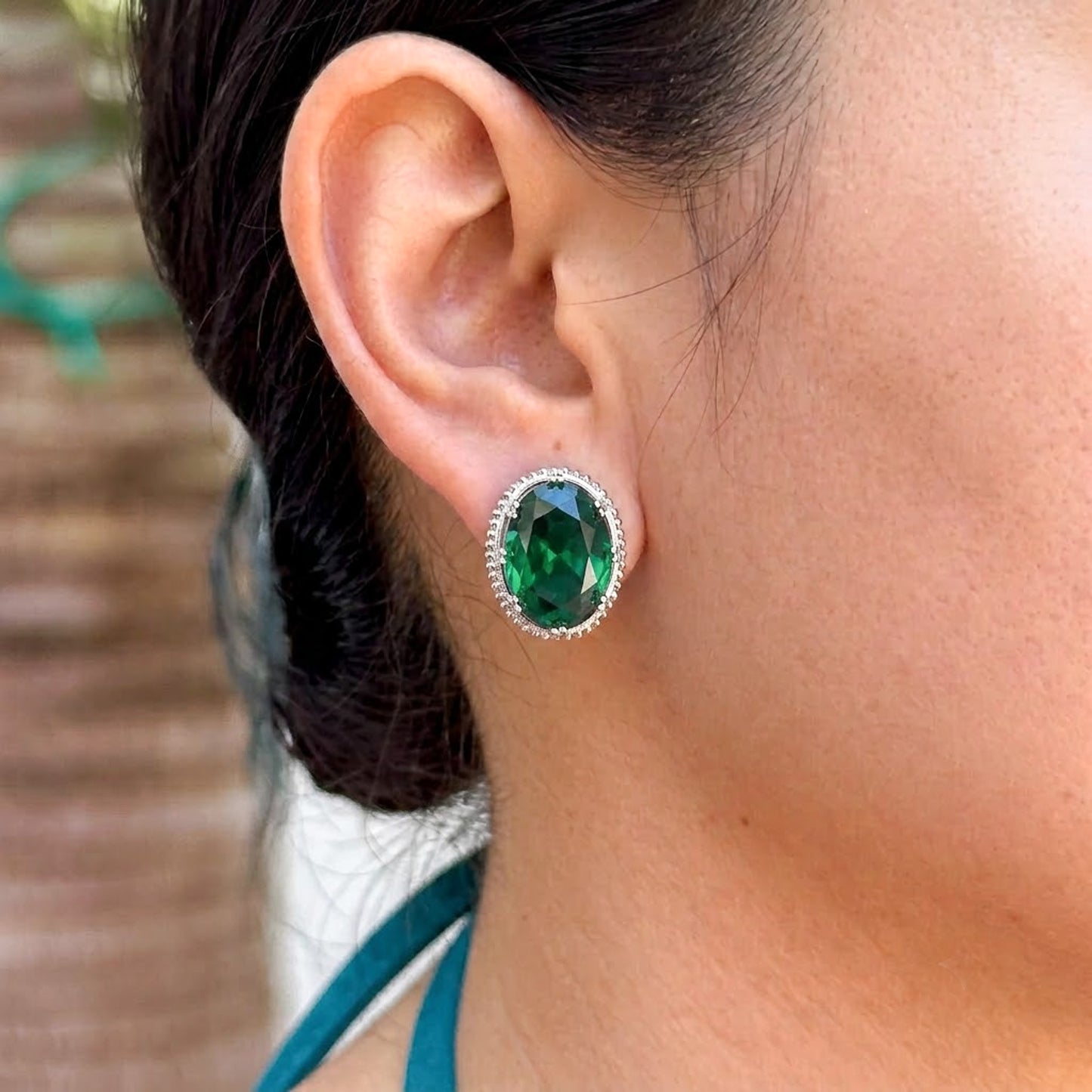 Aretes Chapa de Oro 8902-288