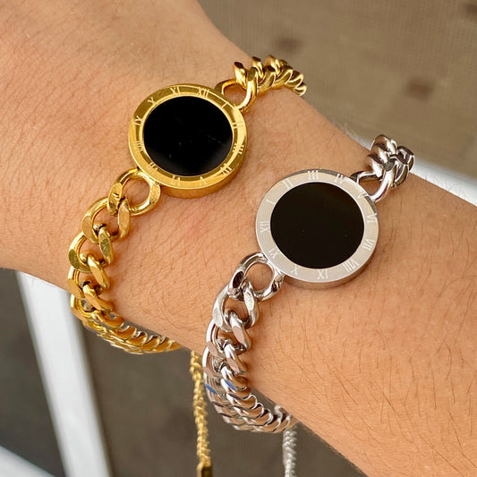 Pulsera Acero Inoxidable Doble Vista 1909-133