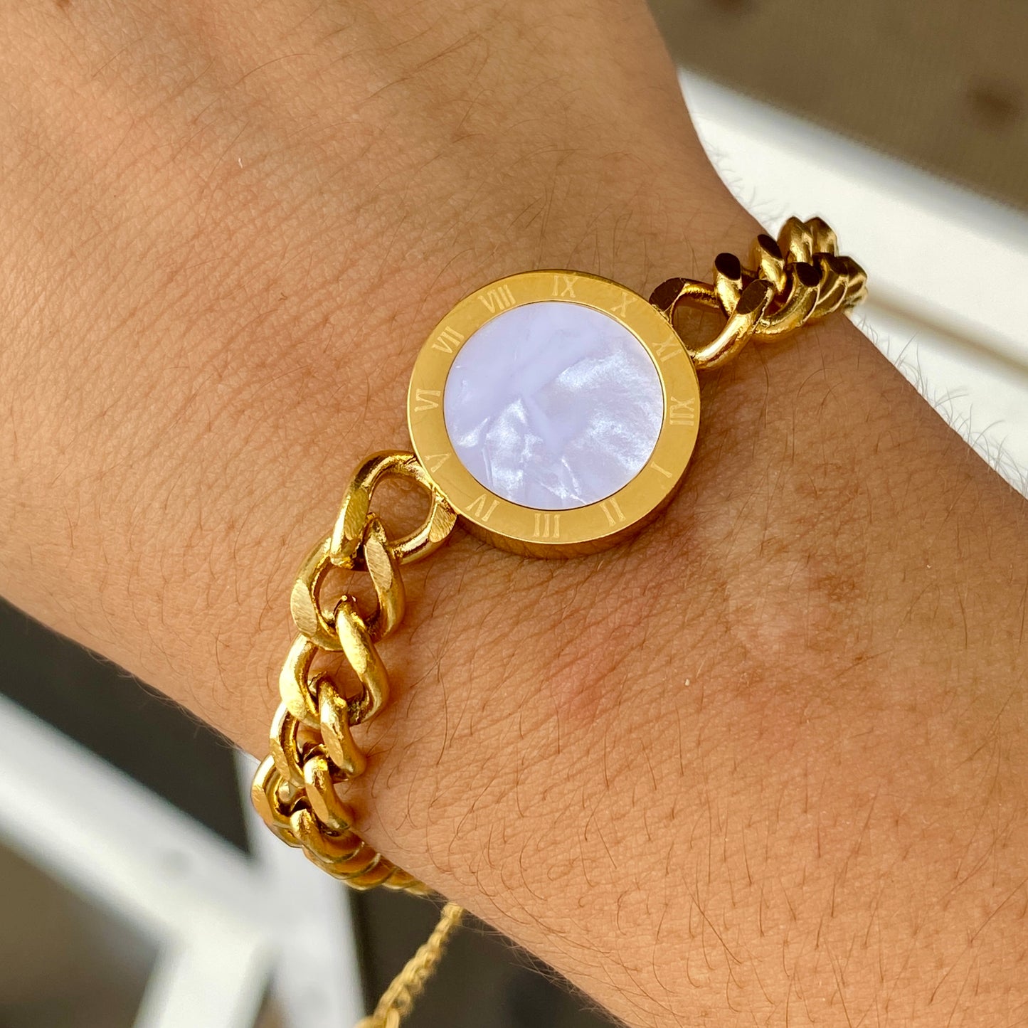 Pulsera Acero Inoxidable Doble Vista 1909-133